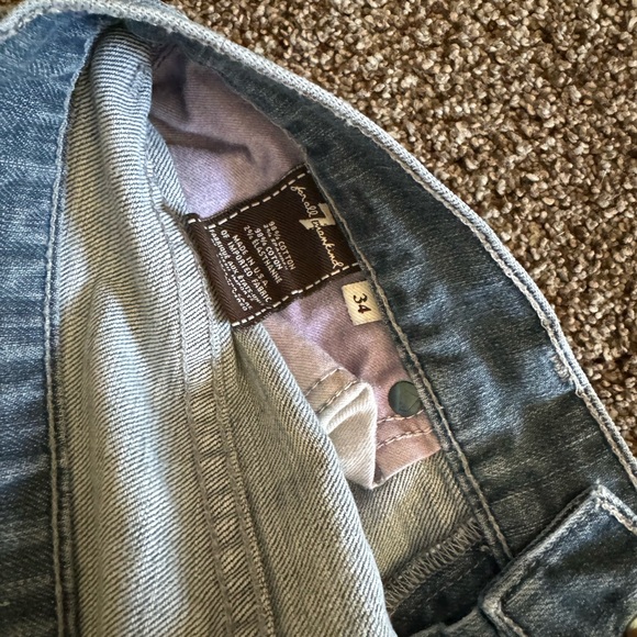 7 for all mankind men’s jeans size 34 - Picture 3 of 6
